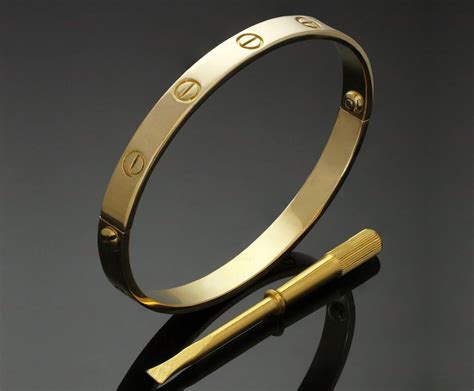 Solid Gold Cartier bracelets .